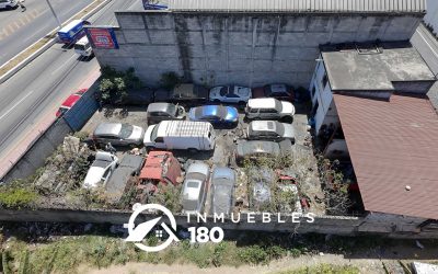 Terreno en venta enfrente de Plaza Villa Nueva, ideal para bodega o punto comercial
